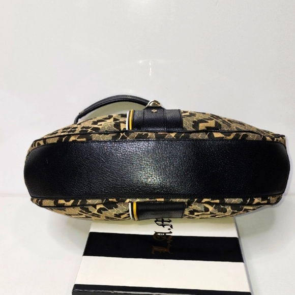 L.A.M.B. Black and Brown Shoulder Bag with Elegant Design - Picture 8 of 15